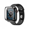 Противоударное стекло 3D Hoco для Apple Watch S8 (45 мм) / Watch S7 (45 мм) / Watch S9 (45 мм) (полное покрытие)