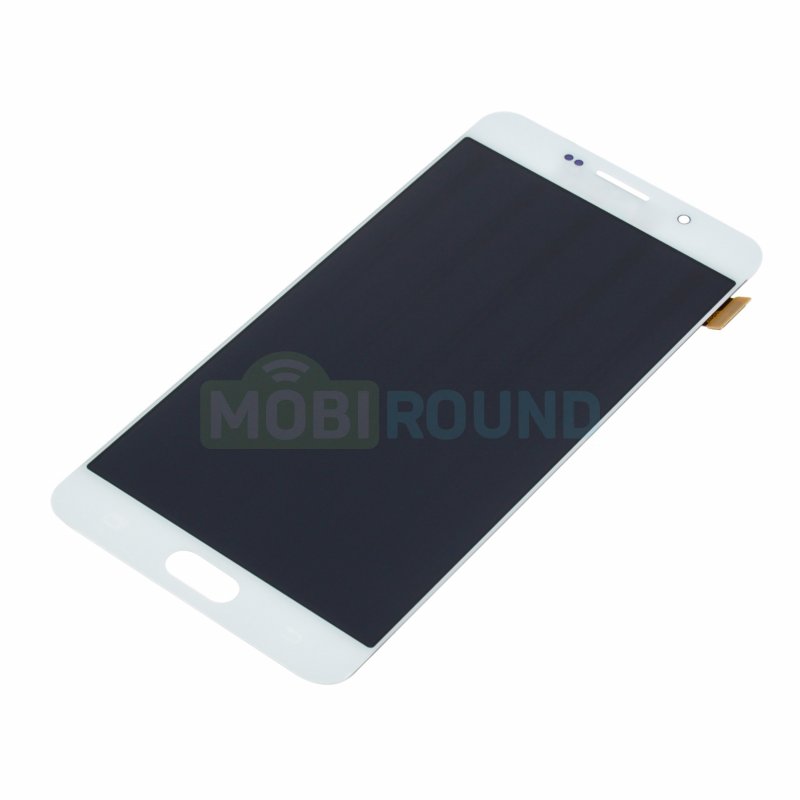 Дисплей для Samsung A710 Galaxy A7 (2016) (в сборе с тачскрином) белый, TFT