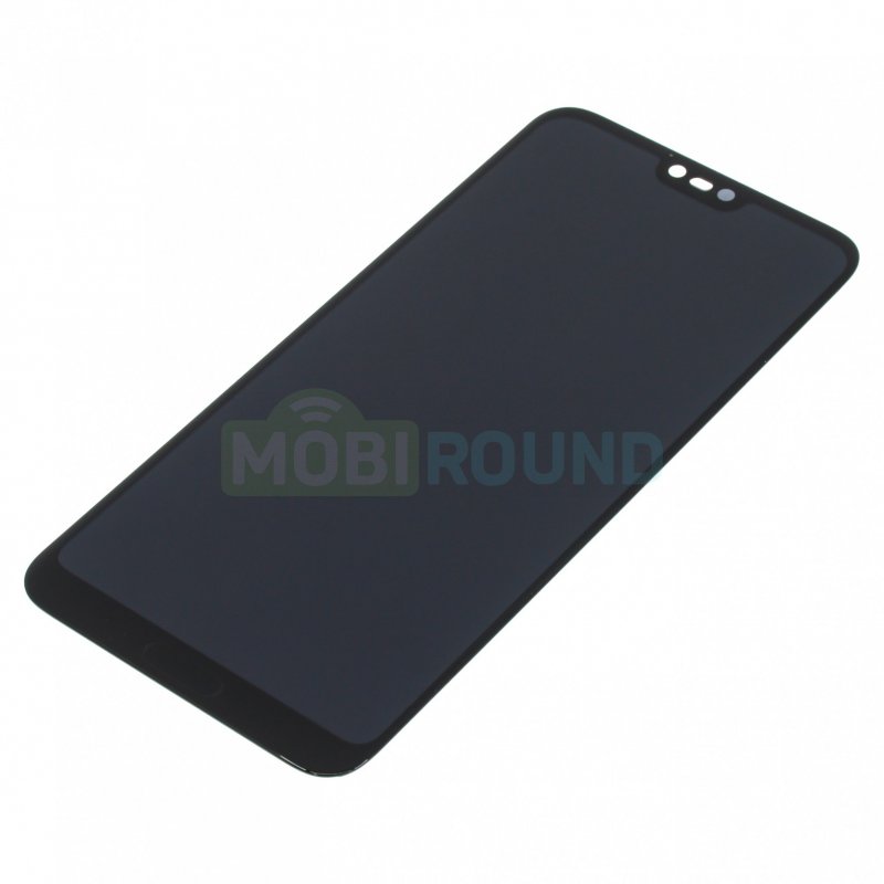 Дисплей для Huawei Honor 10 4G (COL-L29) Honor 10 Premium 4G (в сборе с тачскрином) + сканер отпечатка пальца, черный, AA