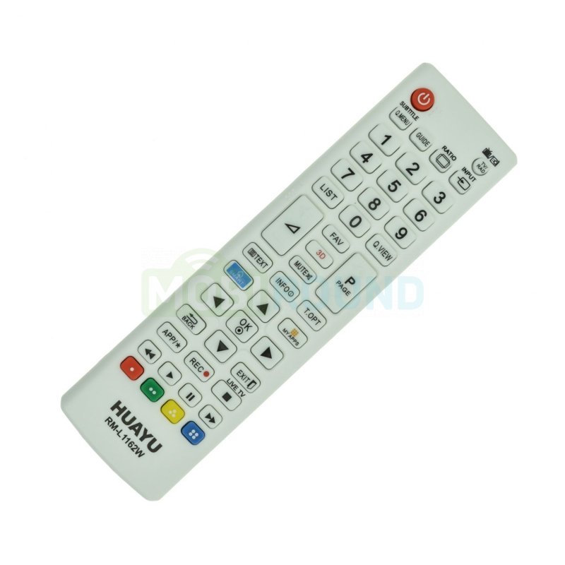 Пульт Huayu для LG RM-L1162W с функцией SMART (корпус AKB73715603) белый