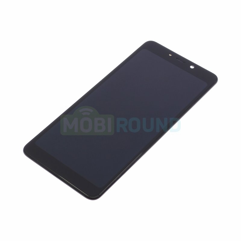 Дисплей для Samsung A920 Galaxy A9 (2018) (в сборе с тачскрином) в рамке, черный, 100%
