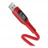 Дата-кабель Hoco S6 Sentinel USB-Lightning (с дисплеем / таймер), 1 м