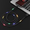 Дата-кабель Hoco U63 Sprit USB-Type-C с подсветкой, 1.2 м