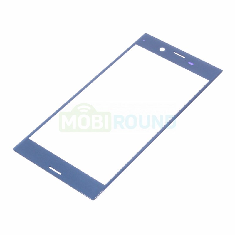 Стекло модуля для Sony F8331 Xperia XZ / F8332 Xperia XZ Dual, синий, AAA