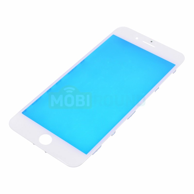 Стекло модуля + рамка для Apple iPhone 7 Plus, белый, AAA