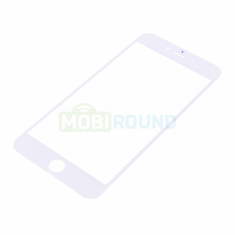 Стекло модуля для Apple iPhone 6 Plus / iPhone 6S Plus, белый, AAA