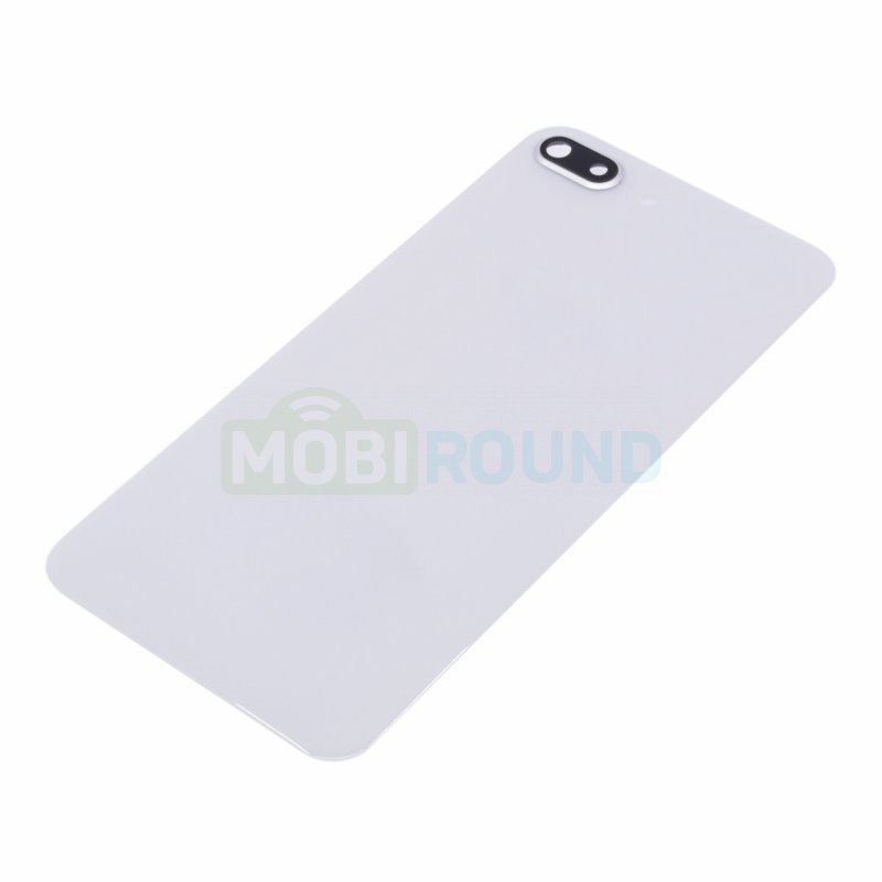 Задняя крышка для Apple iPhone 8 Plus (в сборе со стеклом камеры) серебро, AAA