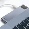 USB-HUB (разветвитель) Baseus Thunderbolt C+Pro GN29L Type-C + картридер MicroSD, USB 3.0