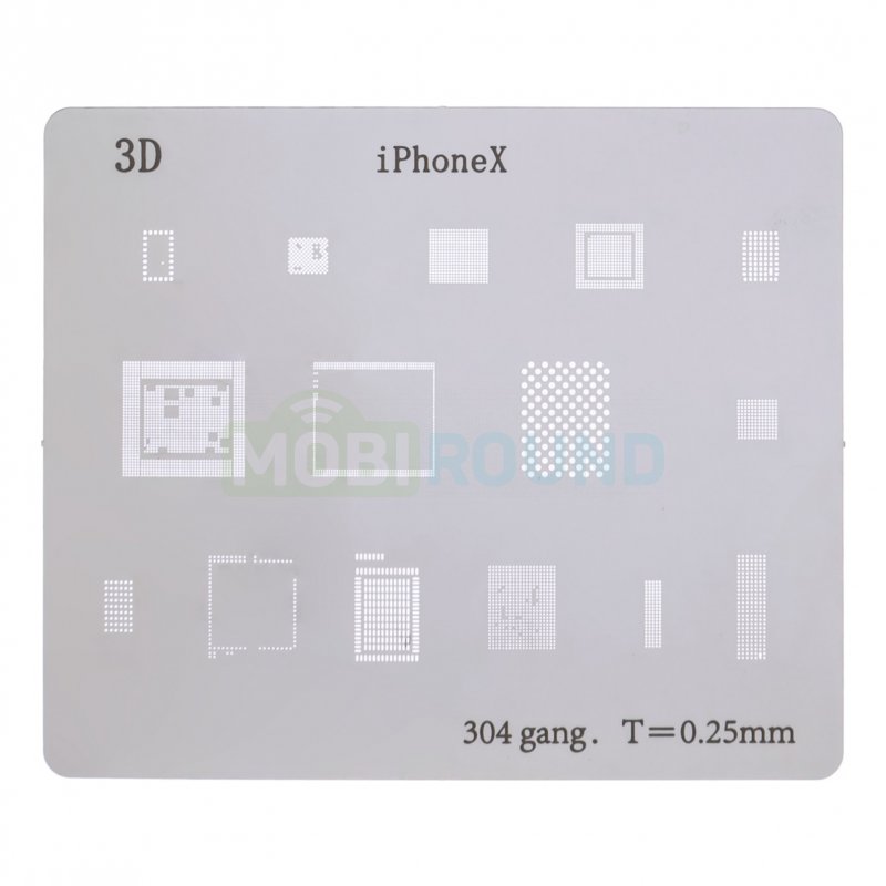 Трафарет BGA 3D для Apple iPhone 8 / iPhone 8 Plus / iPhone X