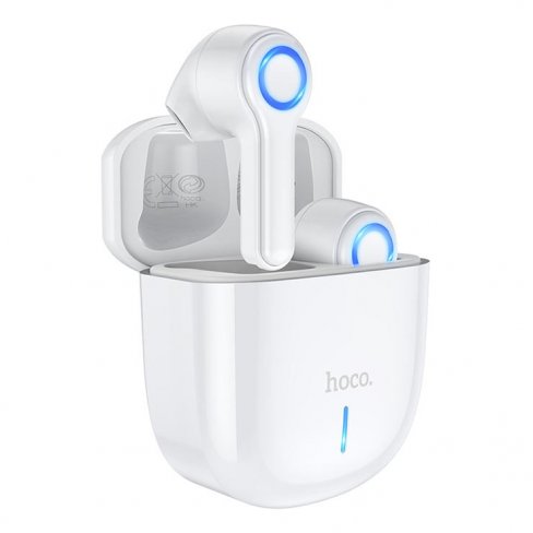 Наушники беспроводные Hoco ES45 Harmony sound (с боксом для зарядки) (Bluetooth) (белый)