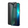 Противоударное стекло 3D Hoco A25 для Apple iPhone 13 Pro Max / iPhone 14 Plus (полное покрытие / антишпион)