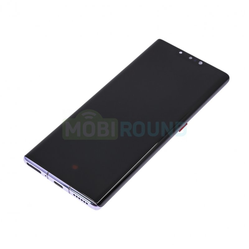 Дисплей для Huawei Mate 30 Pro 4G (LIO-L09) (в сборе с тачскрином) в рамке, сиреневый, 100%