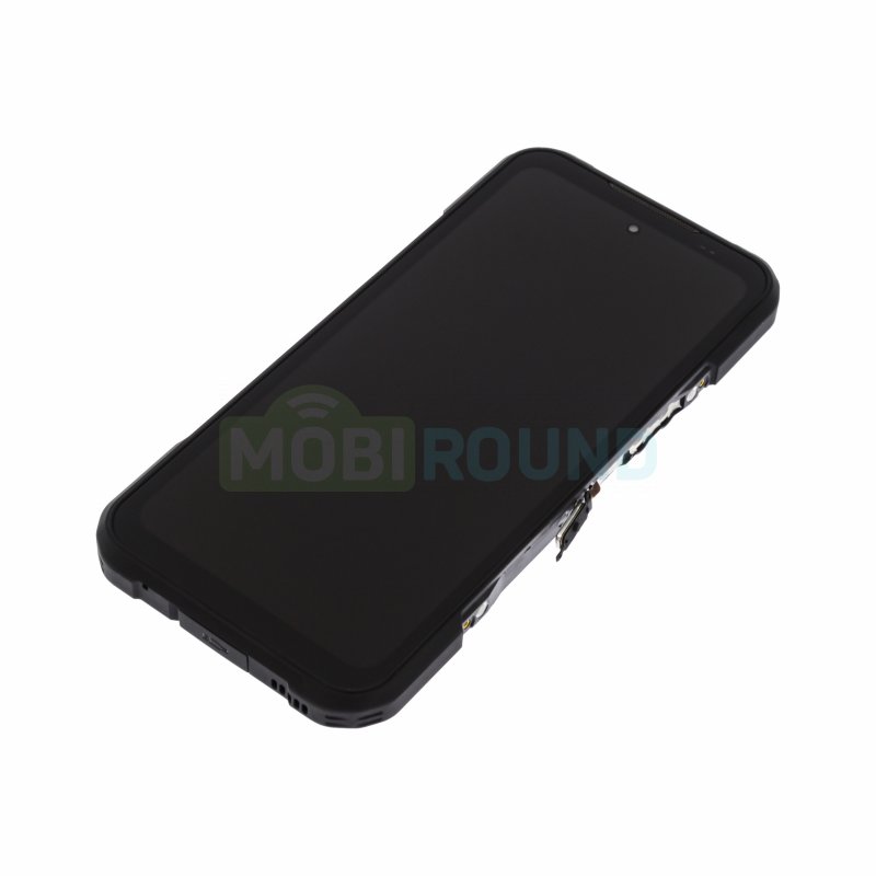 Дисплей для Doogee V20 5G (в сборе с тачскрином) в рамке, черный, 100%