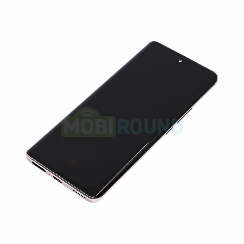 Дисплей для Honor 50 5G (в сборе с тачскрином) в рамке, золото, 100%