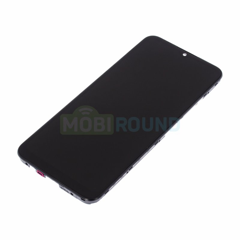Дисплей для Realme C21 / C11 (2021) Narzo 50i и др. (в сборе с тачскрином) в рамке, черный