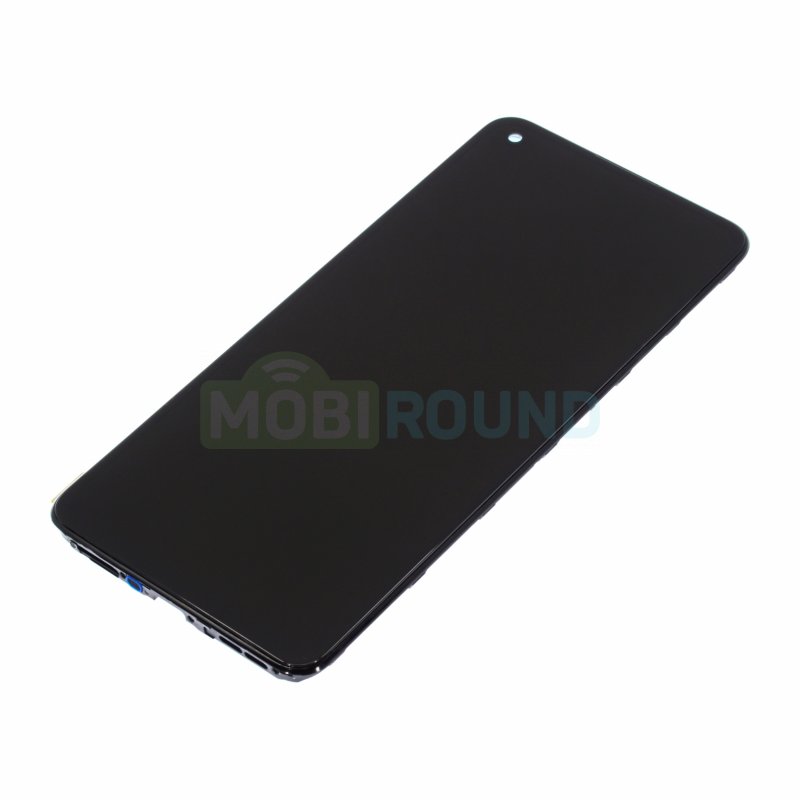 Дисплей для Realme GT2 (в сборе с тачскрином) в рамке, черный
