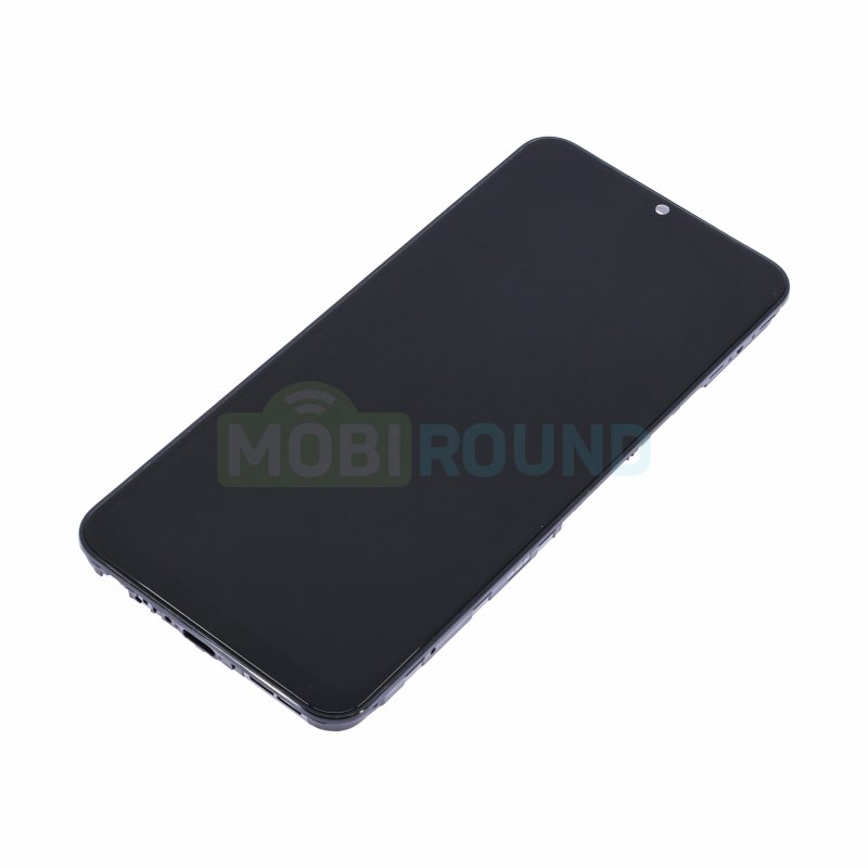 Дисплей для Vivo Y35 4G (в сборе с тачскрином) в рамке, черный, AAA