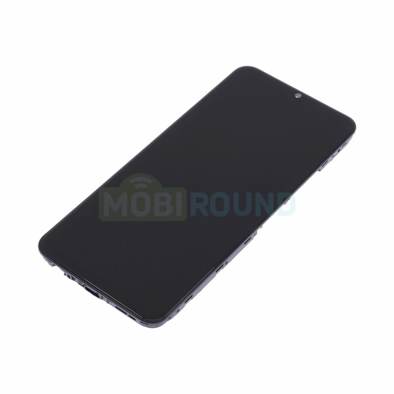 Дисплей для Vivo Y17s 4G (в сборе с тачскрином) в рамке, черный