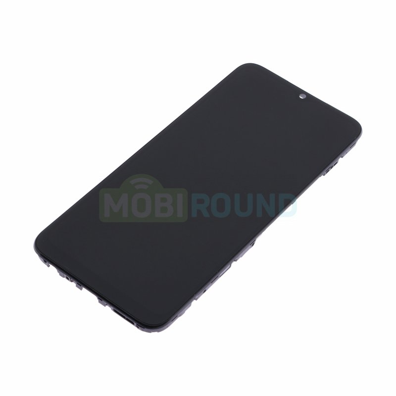 Дисплей для Honor X5 4G (в сборе с тачскрином) в рамке, черный, AAA