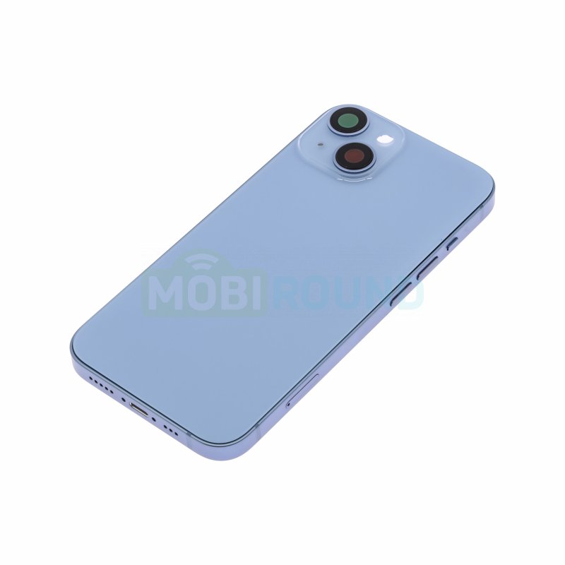 Корпус для Apple iPhone 14, синий, AAA