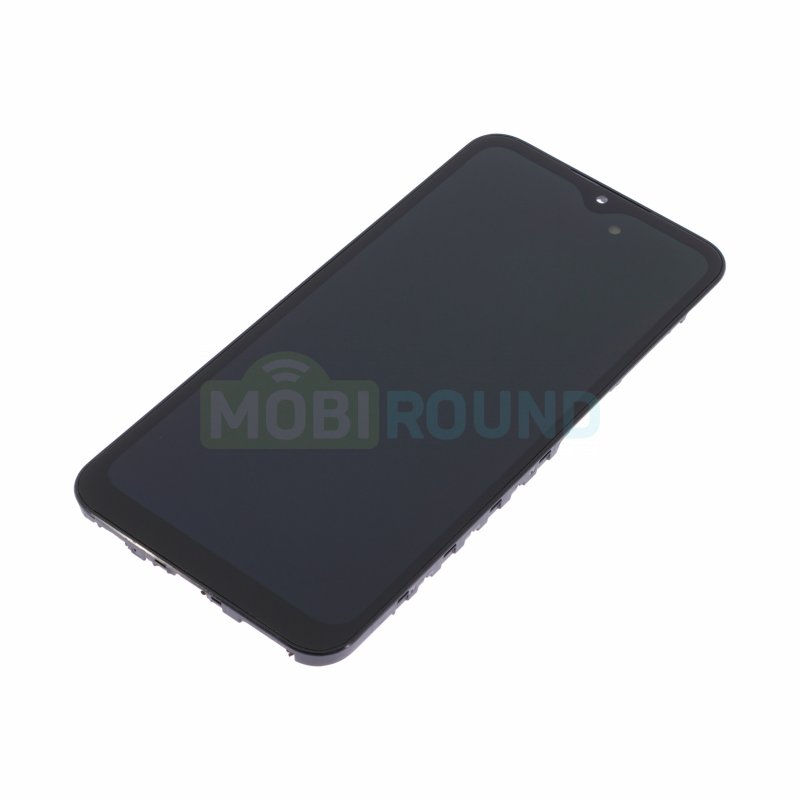 Дисплей для Samsung A256 Galaxy A25 5G (в сборе с тачскрином) в рамке, черный, 100%