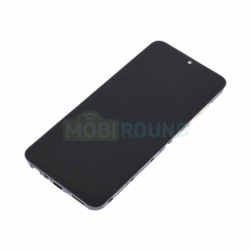Дисплей для Samsung A057 Galaxy A05s 4G (в сборе с тачскрином) в рамке, черный, AAA