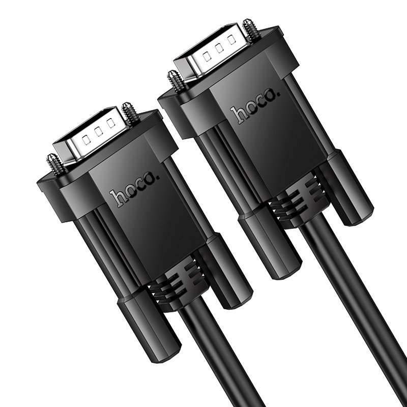 Кабель Hoco US11 VGA-VGA, 1 м, черный