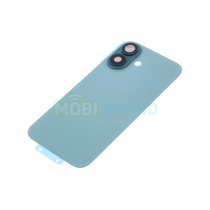 Задняя крышка для Apple iPhone 16 (в сборе со стеклом камеры) зеленый, AAA