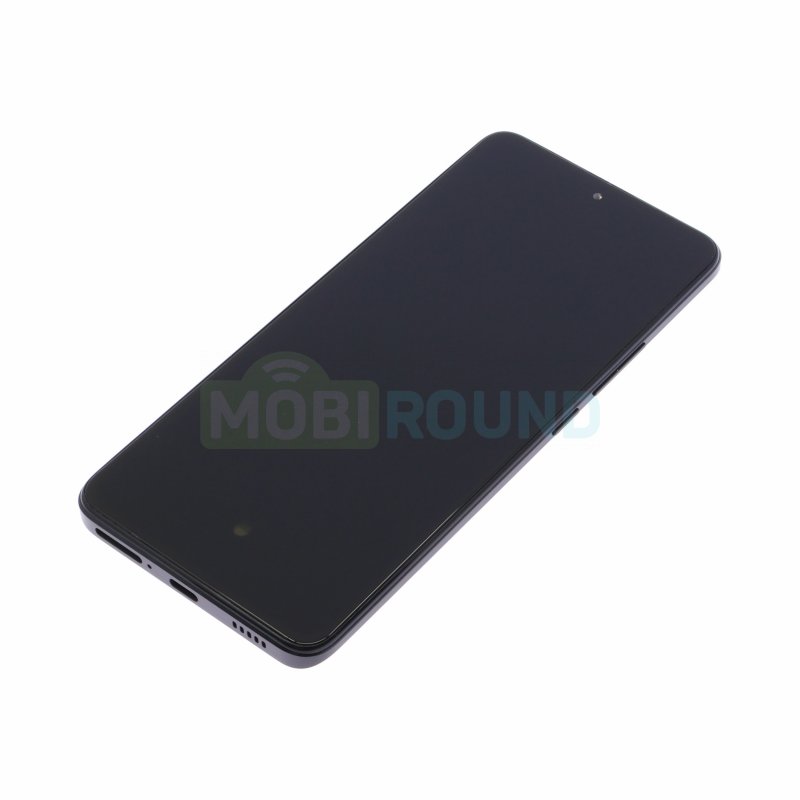 Дисплей для POCO F5 Pro 5G (в сборе с тачскрином) в рамке, черный, AAA