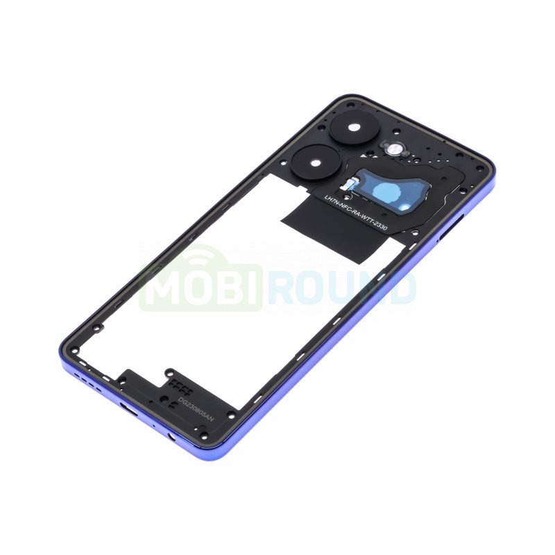 Средняя часть корпуса для Tecno Pova 5 4G, синий