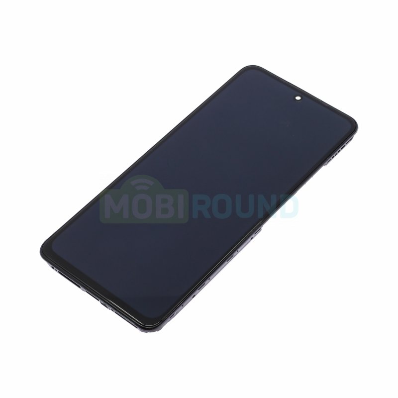Дисплей для Xiaomi Redmi Note 11 Pro 4G / Redmi Note 11 Pro 5G / POCO X4 Pro 5G (в сборе с тачскрином) в рамке, черный, AAA