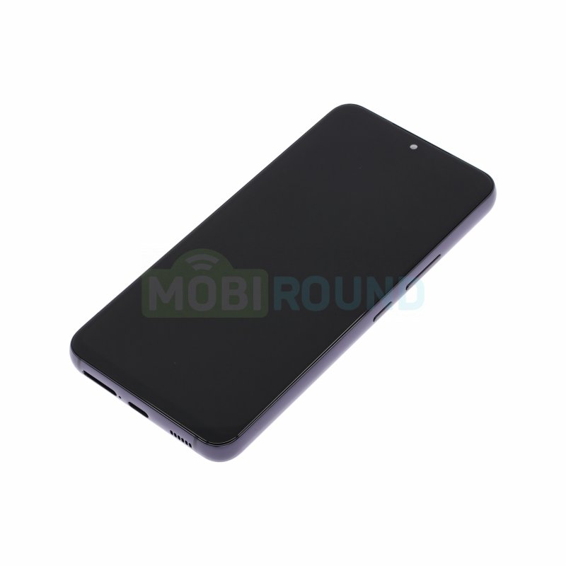 Дисплей для Samsung S901 Galaxy S22 (в сборе с тачскрином) в рамке, черный, AA