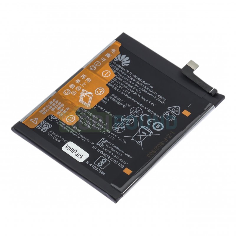 Аккумулятор VoltPack для Huawei P10 4G (VTR-L09/VTR-L29) Honor 9 4G (STF-L09) Honor 9 Premium 4G (HB386280ECW) 3200 мАч