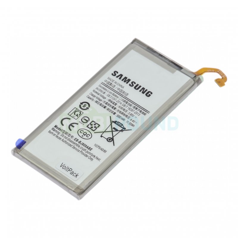 Аккумулятор VoltPack для Samsung J810 Galaxy J8 (2018) J600 Galaxy J6 (2018) A600 Galaxy A6 (2018) (EB-BJ800ABE) 3000 мАч