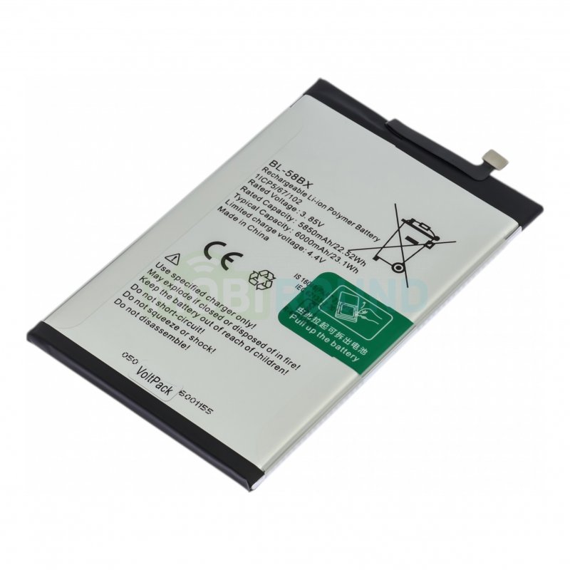 Аккумулятор VoltPack для Infinix Hot 10 Play / 11 (2021) 11 Play и др. (BL-58BX) 6000 мАч