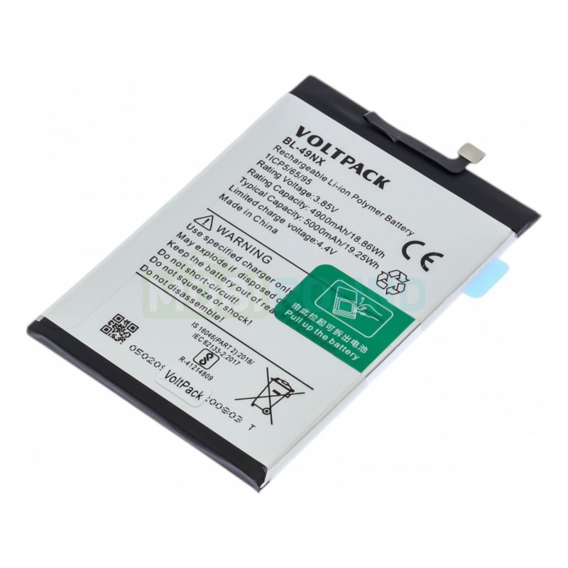 Аккумулятор VoltPack для Infinix HOT 30i 4G / HOT 40i 4G / Smart 7 4G и др. (BL-49NX) 5000 мАч