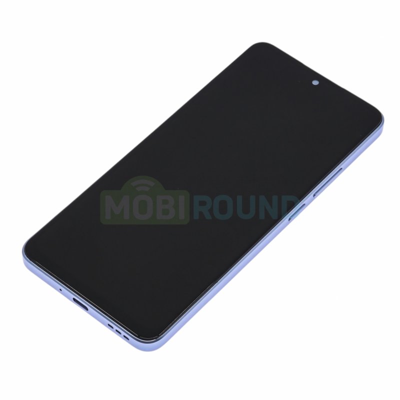 Дисплей для OPPO Reno11 F 5G (в сборе с тачскрином) в рамке, синий, AA