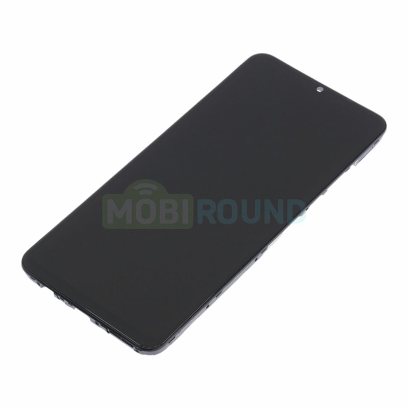 Дисплей для Realme C71 4G (в сборе с тачскрином) в рамке, черный, AAA
