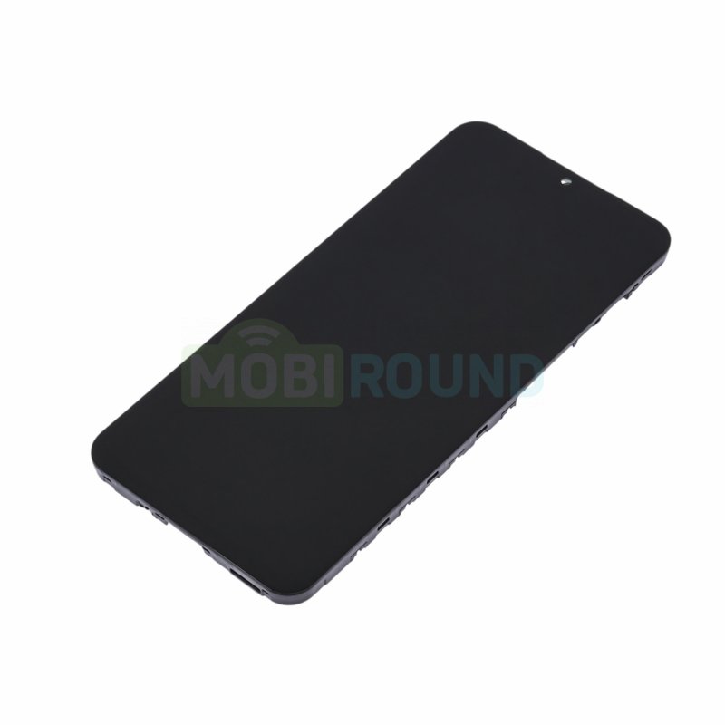 Дисплей для Samsung A175 Galaxy A17 4G (в сборе с тачскрином) в рамке, черный, AA