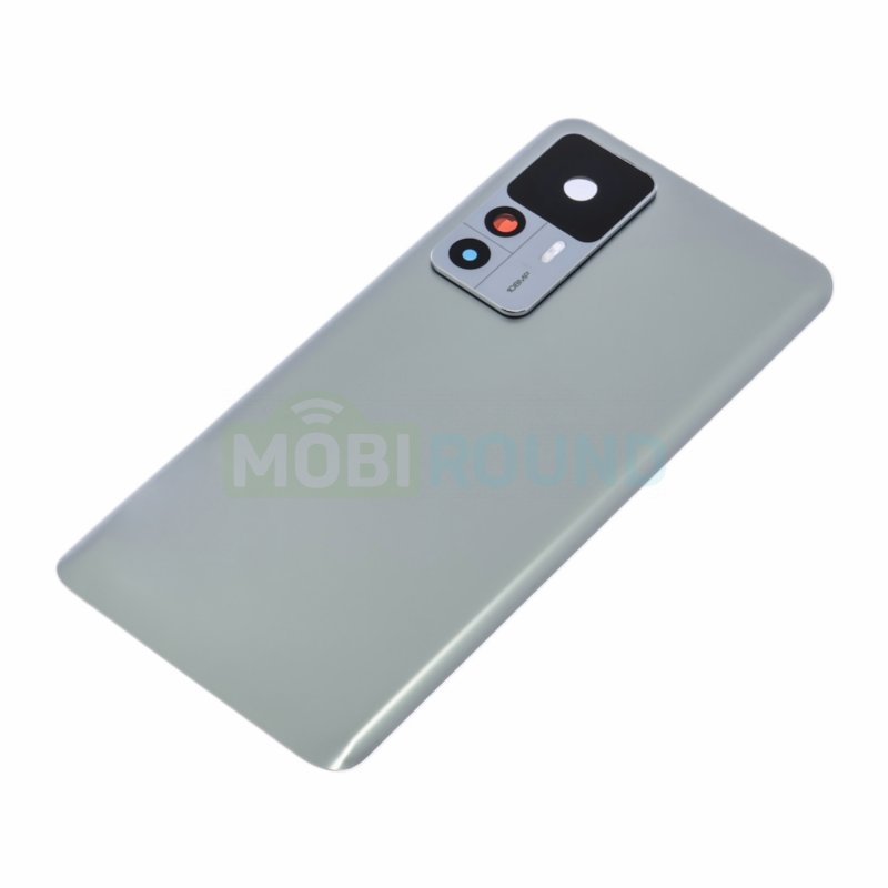 Задняя крышка для Xiaomi 12T Pro, серебро, AAA