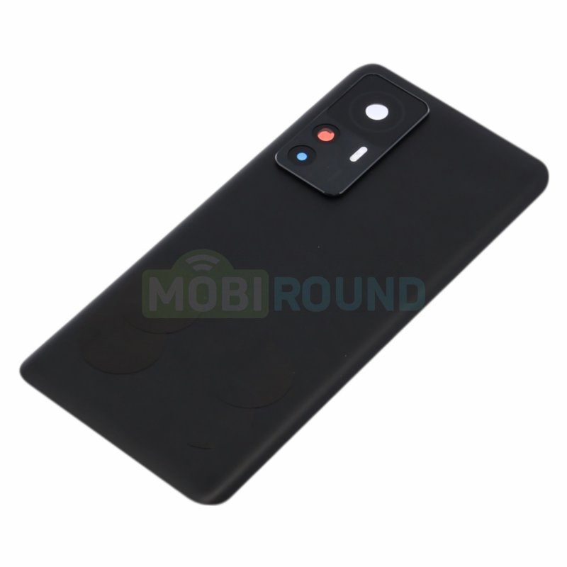 Задняя крышка для Xiaomi 12T Pro, черный, AAA