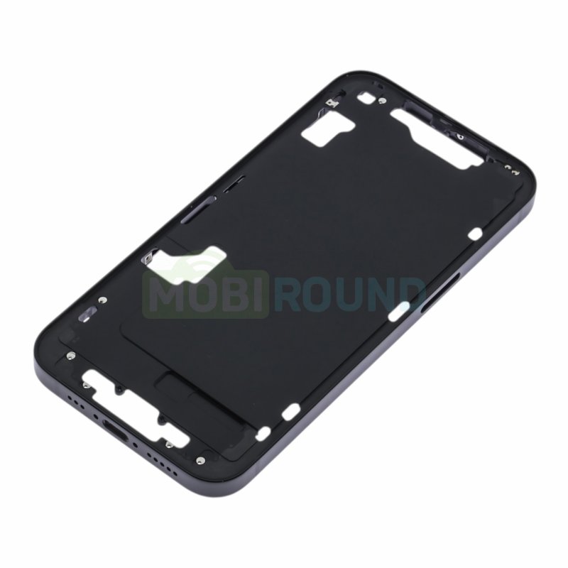 Средняя часть корпуса для Apple iPhone 16e, черный