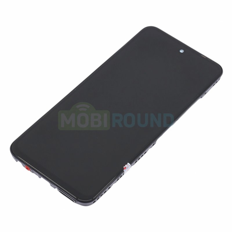 Дисплей для Tecno Spark 40C 4G (в сборе с тачскрином) в рамке, черный