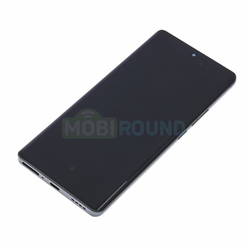 Дисплей для Realme GT 6 5G (в сборе с тачскрином) в рамке, зеленый, AAA