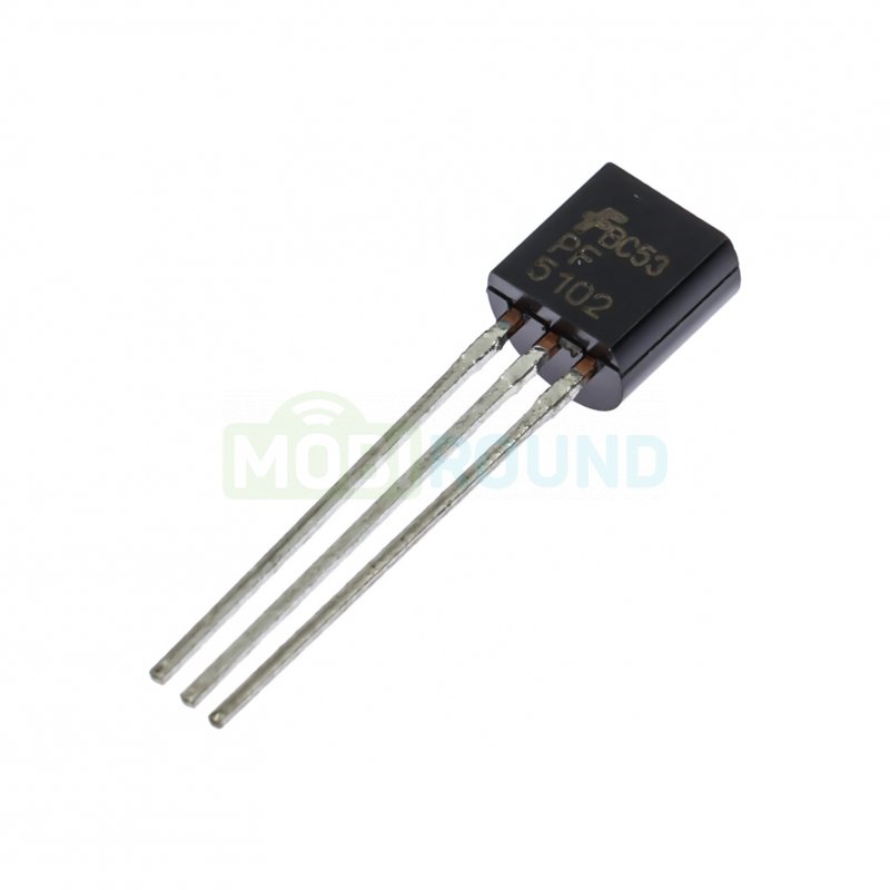 Полевой транзистор ONS N-MOSFET 40 В/0.05 А (PF5102 (TO-92))
