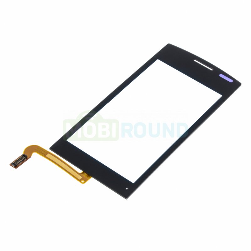 Тачскрин для Nokia 500, черный, без рамки