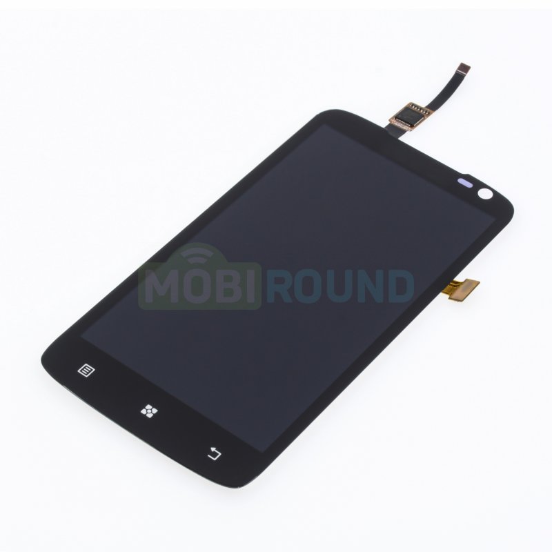 Дисплей для Lenovo IdeaPhone S820 (в сборе с тачскрином) черный