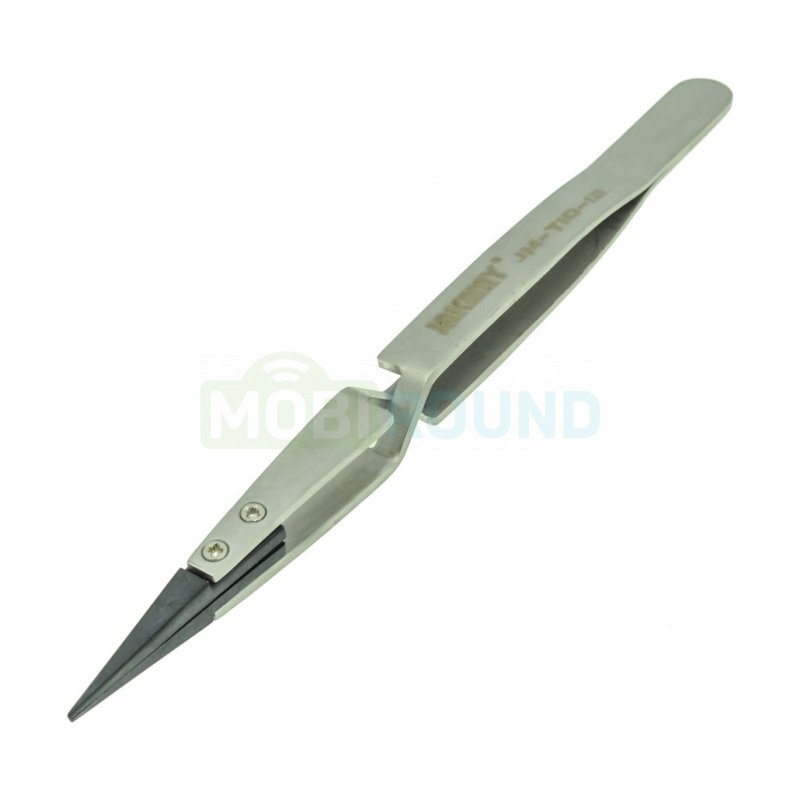 Пинцет Jakemy JM-T10-12 обратный (металл)