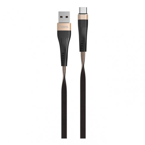 Дата-кабель Hoco U39 USB-Type-C (2.4 А), 1.2 м (золото)