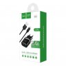 Сетевое зарядное устройство (СЗУ) Hoco C12 (2 USB) + кабель MicroUSB, 2.4 А
